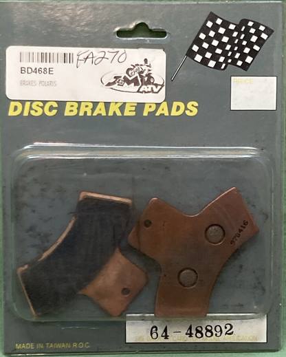NEW EMGO 64-48892 DISC BRAKE PADS