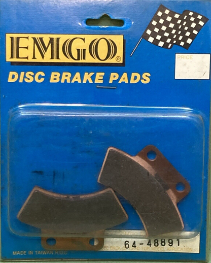 NEW EMGO 64-48891 DISC BRAKE PADS