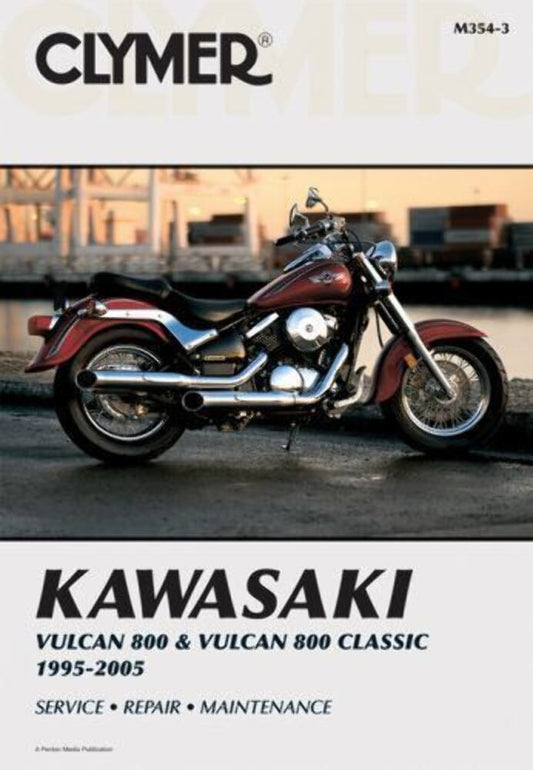 NEW CLYMER M354-3 Kawasaki Vulcan 800 & 800 Classic Service Manual 1995-2005