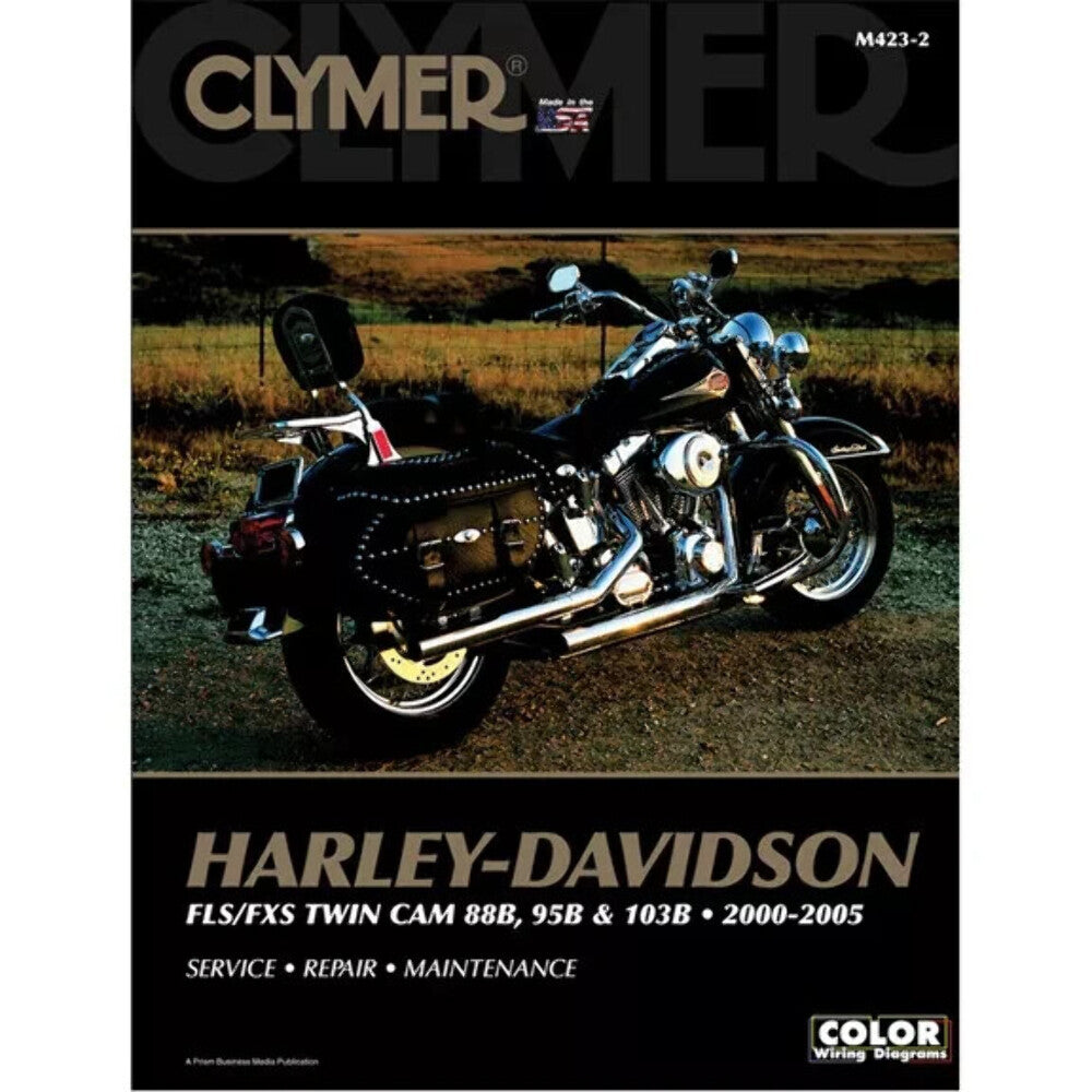 NEW CLYMER M424-2 HARLEY DAVIDSON FLS/FXS Twin Cam 88B 95B 103B SERVICE MA 00-05