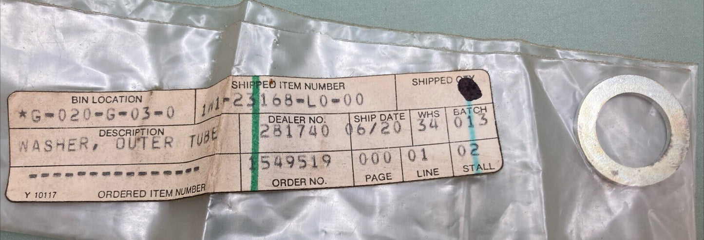 QTY 2 NEW REPLACES YAMAHA 1W1-23168-L0-00 Cap Washer, Front Fork