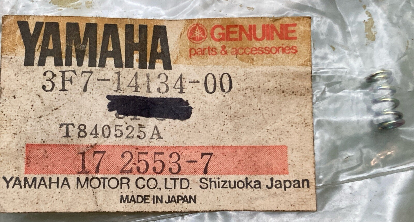 QTY 2 NEW GENUINE YAMAHA 3F7-14134-00 Spring, Air Adj