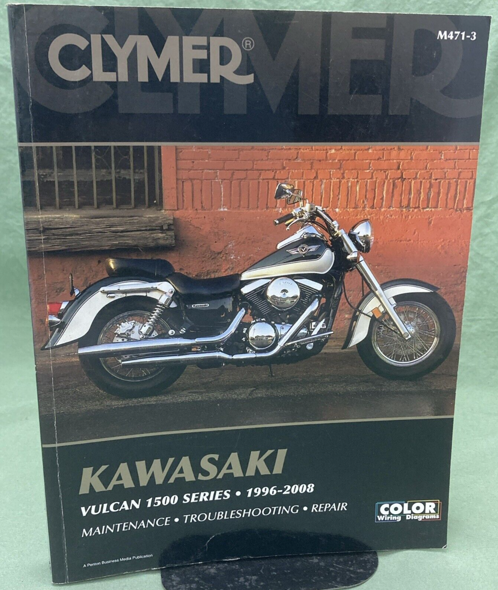 CLYMER M471-3 Kawasaki Vulcan 1500 Series Service Manual 1996-2008