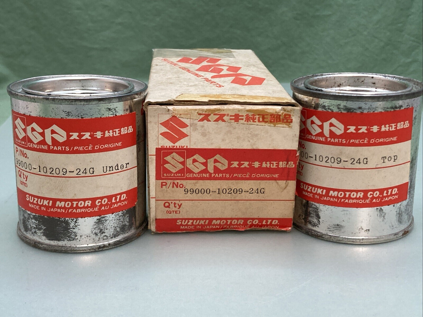 NEW GENUINE SUZUKI 99000-10209-24G PAINT SET LEGTO GOLD METALLIC