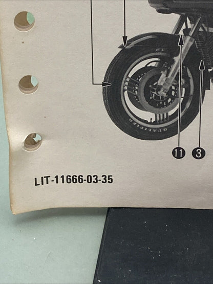 YAMAHA LIT-11666-03-35 XVZ12TK SUPPLEMENTARY ASSEMBLY MANUAL 26H-28107-10