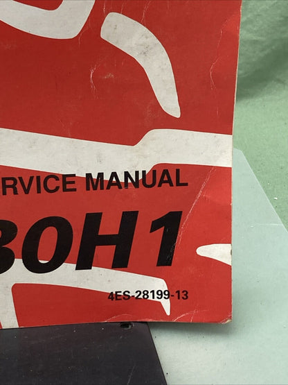 YAMAHA LIT-11626-09-97 YZ80H1 OWNER'S SERVICE MANUAL 4ES-28199-13
