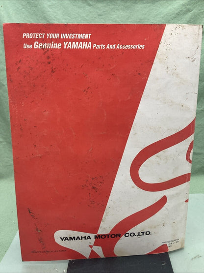 YAMAHA LIT-11626-09-97 YZ80H1 OWNER'S SERVICE MANUAL 4ES-28199-13