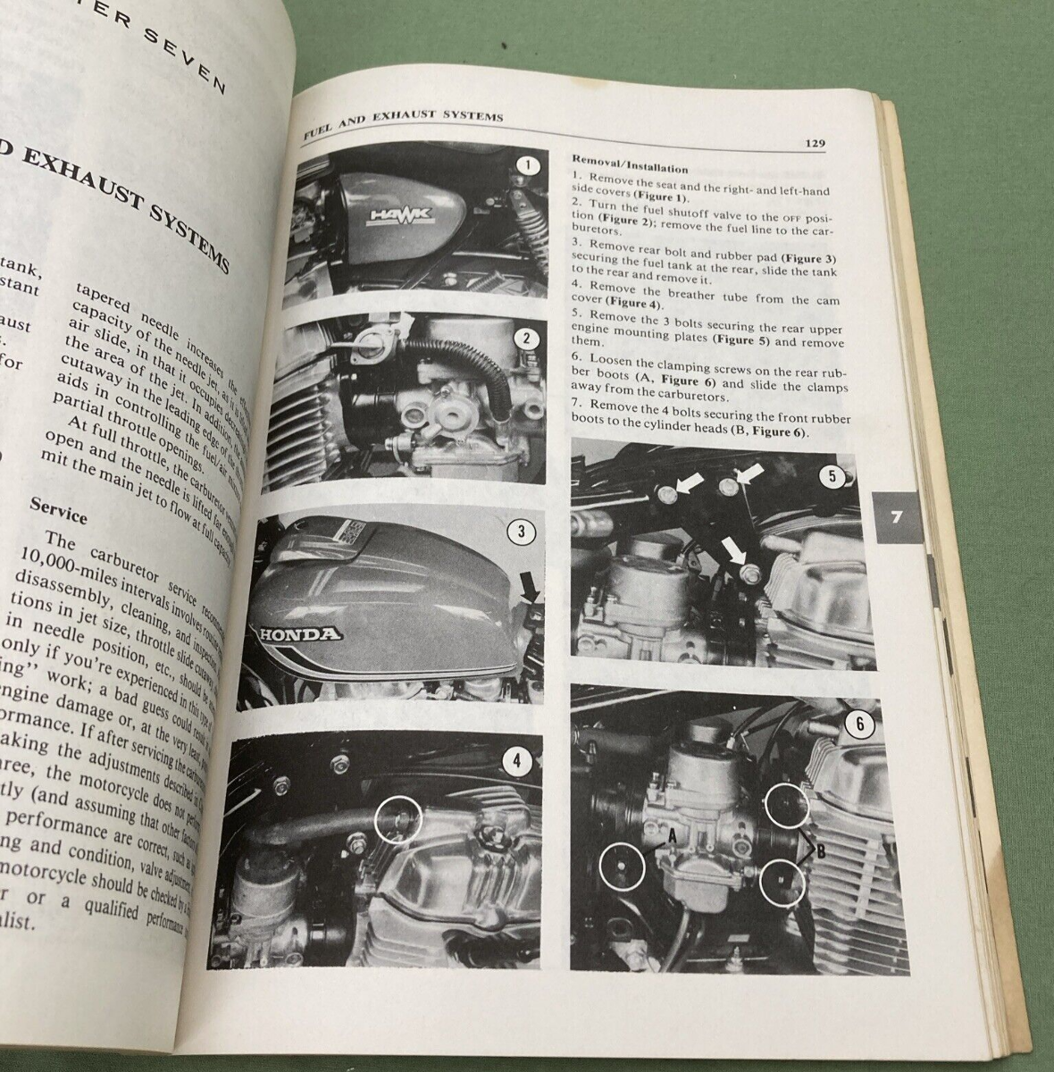 CLYMER M334 HONDA HAWK 400CC TWINS SERVICE MANUAL 1978