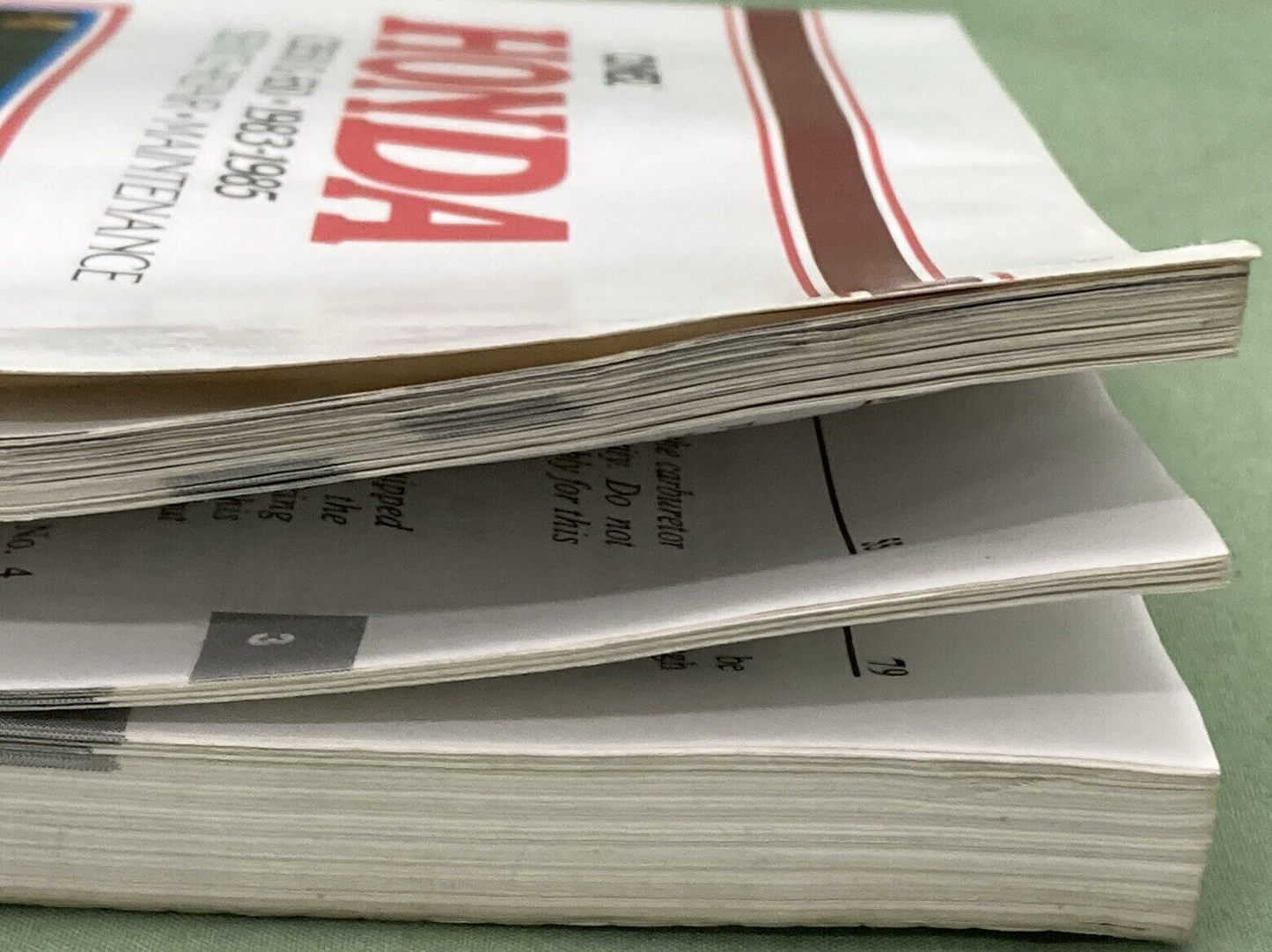 CLYMER M345 HONDA CB550 & 650 SERVICE MANUAL 1983-1985