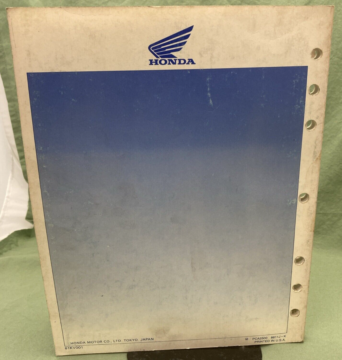 HONDA 61KV001 HONDA VTR VTR 250 SERVICE MANUAL 88-89