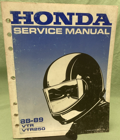 HONDA 61KV001 HONDA VTR VTR 250 SERVICE MANUAL 88-89