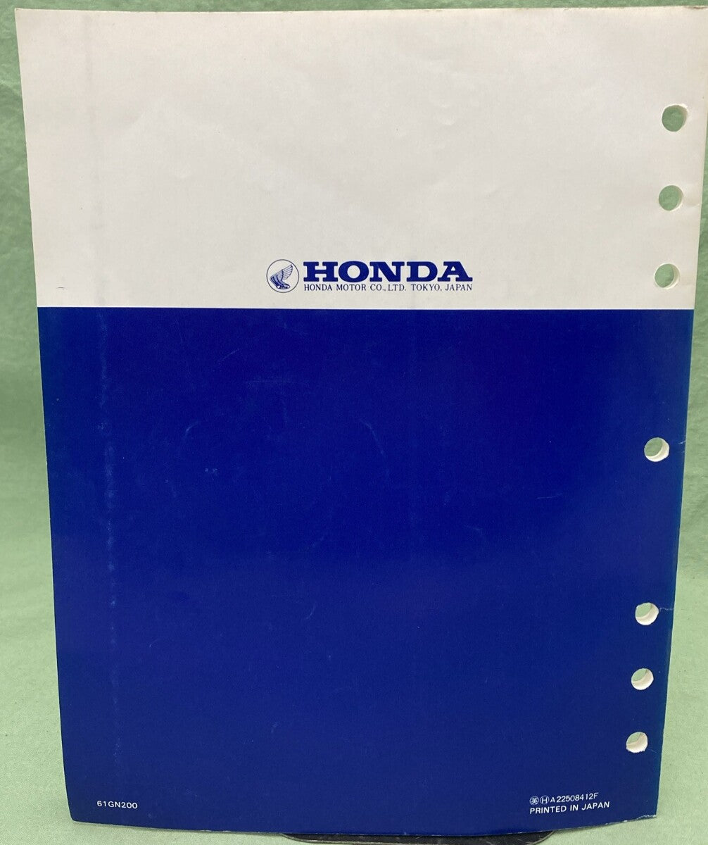 HONDA 61GN200 SHOP MANUAL NB50M AERO50