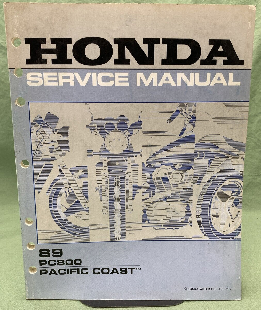 HONDA 61MR500 PC800 PACIFIC COAST SERVICE MANUAL 1989