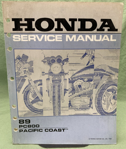 HONDA 61MR500 PC800 PACIFIC COAST SERVICE MANUAL 1989