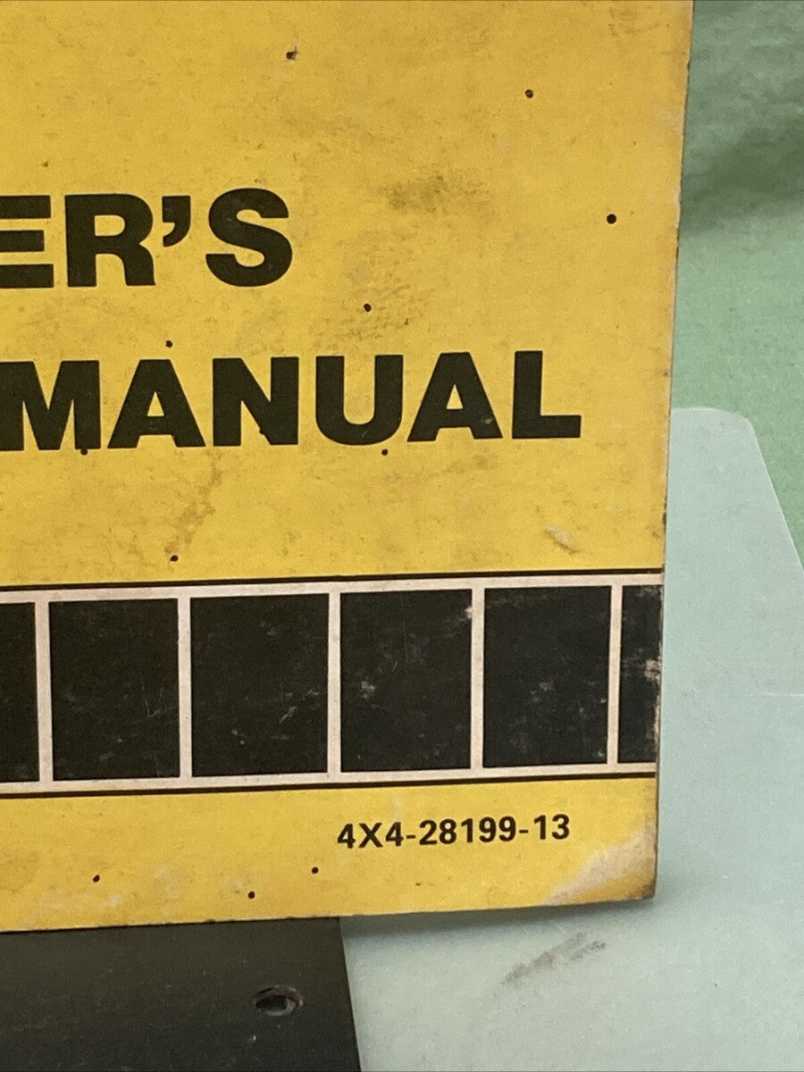 YAMAHA LIT-11626-03-71 PW50K OWNER'S SERVICE MANUAL 4X4-28199-11