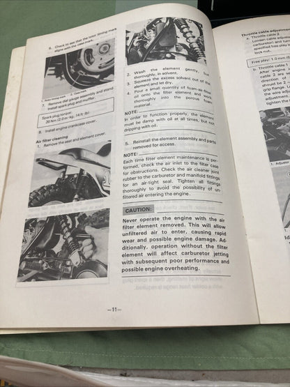YAMAHA LIT-11626-03-71 PW50K OWNER'S SERVICE MANUAL 4X4-28199-11
