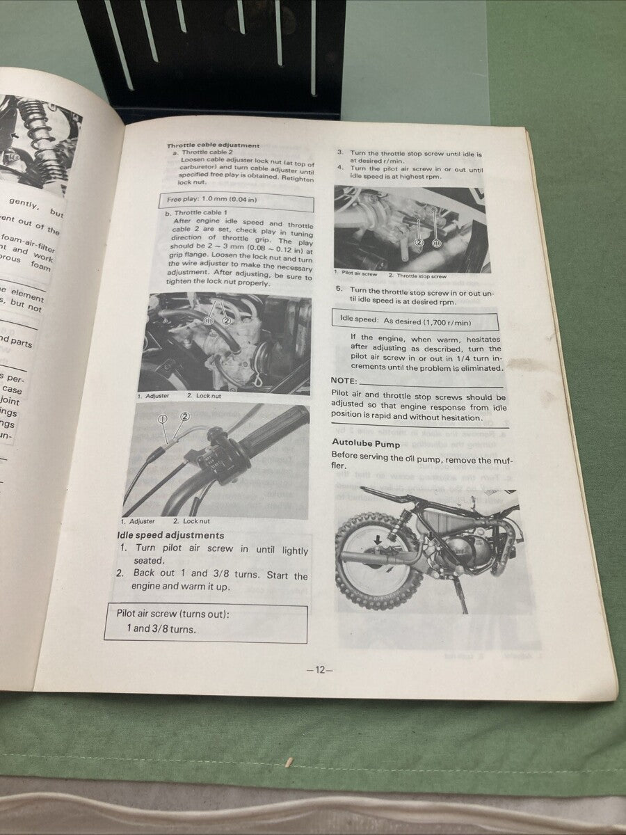 YAMAHA LIT-11626-03-71 PW50K OWNER'S SERVICE MANUAL 4X4-28199-11