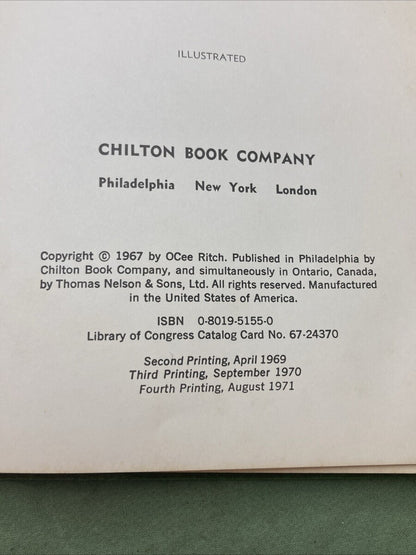 CHILITON'S YAMAHA 0801951550 REPAIR AND TUNE-UP GUIDE, OCEE RITCH