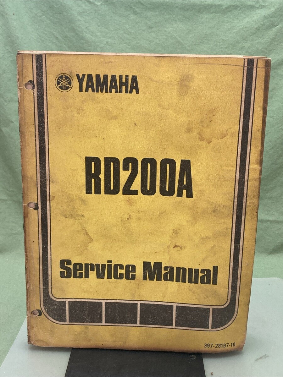 YAMAHA LIT-11613-97-00 RD200A SERVICE MANUAL 397-28197-10