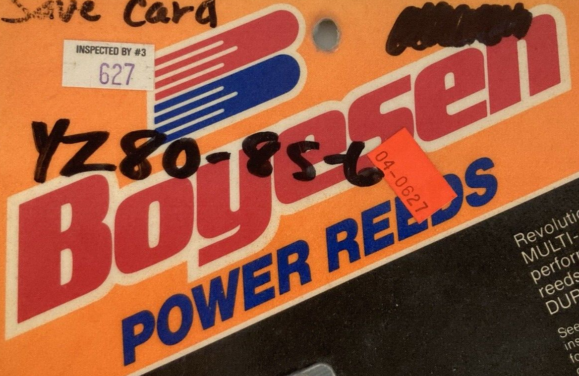 NEW BOYESEN 627 FIBER REED SET POWER REEDS