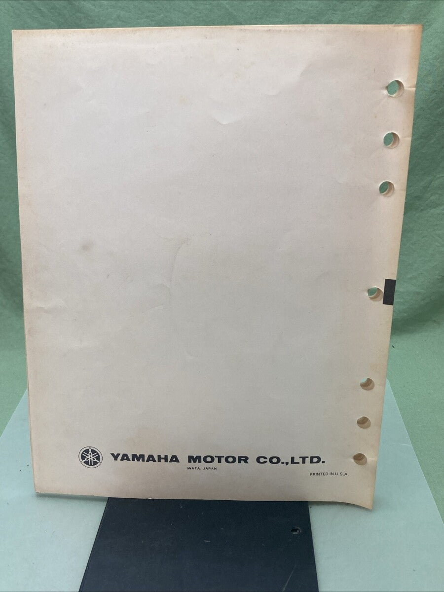 GENUINE YAMAHA LIT-11666-03-58 XT250K XT250KC SUP. ASSEMBLY MANUAL 3Y1-28107-10