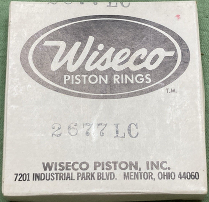NEW GENUINE WISECO 182 P8 PISTON & RING SET 2677LC