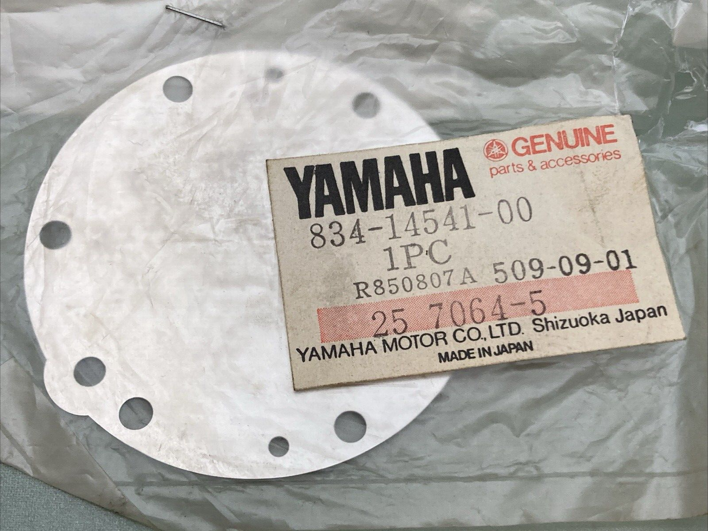 NEW GENUINE YAMAHA 834-14541-00 Diaphragm, pump 1972 EW 643