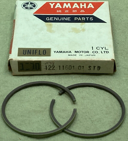 NEW GENUINE YAMAHA 122-11601-01 PISTON RING SET STD