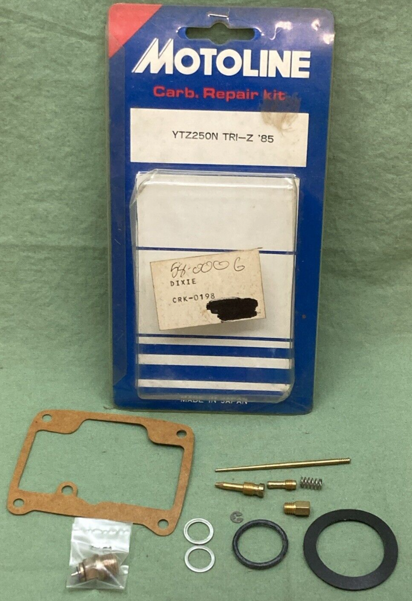 NEW MOTOLINE CRK-0198 CARBURETOR REPAIR KIT COMPLETE