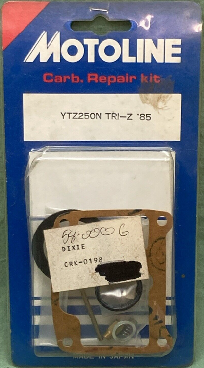 NEW MOTOLINE CRK-0198 CARBURETOR REPAIR KIT COMPLETE