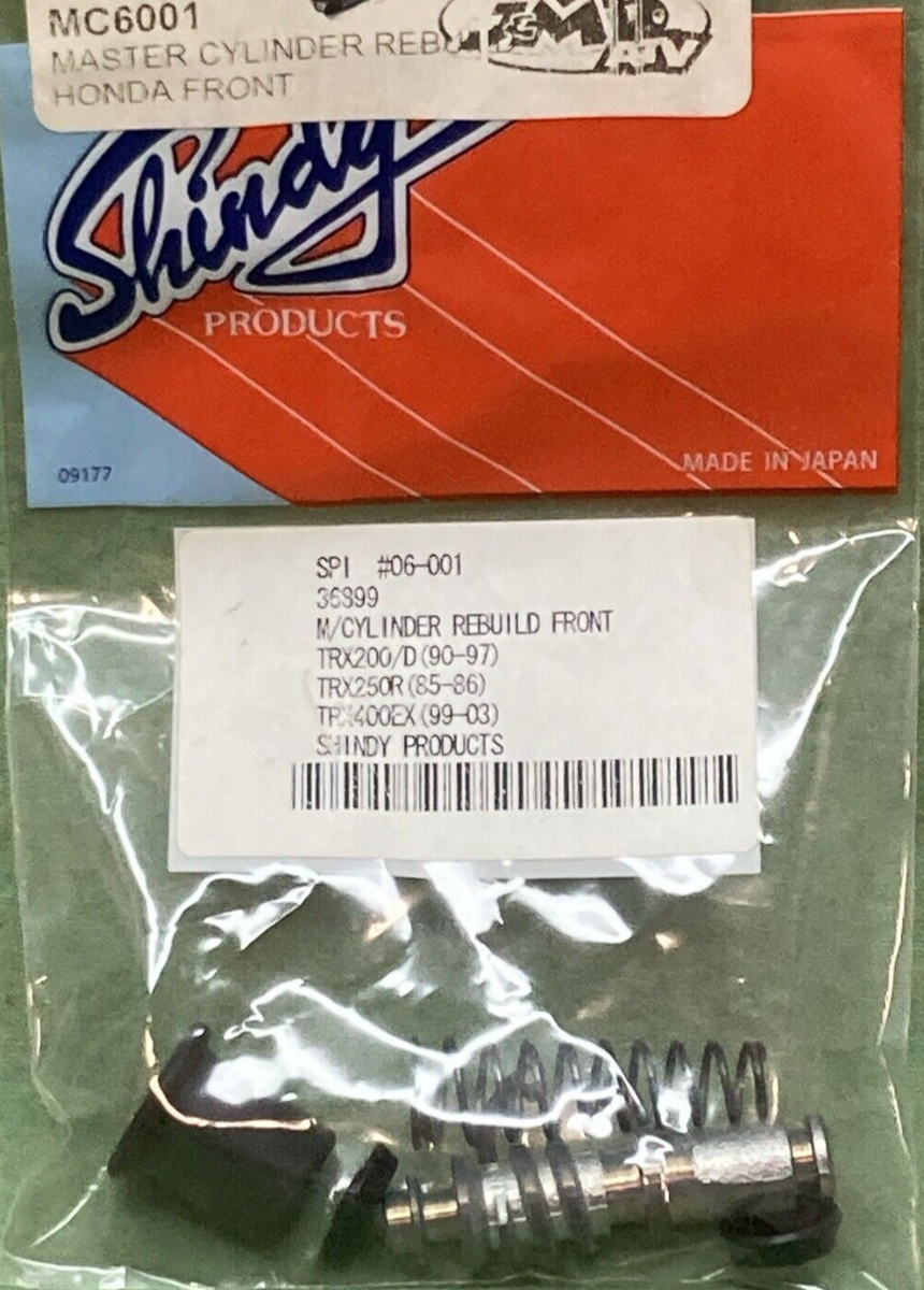 NEW SHINDY 06-001 MASTER CYLINDER REBUILD KIT FRONT FITS HONDA ATV