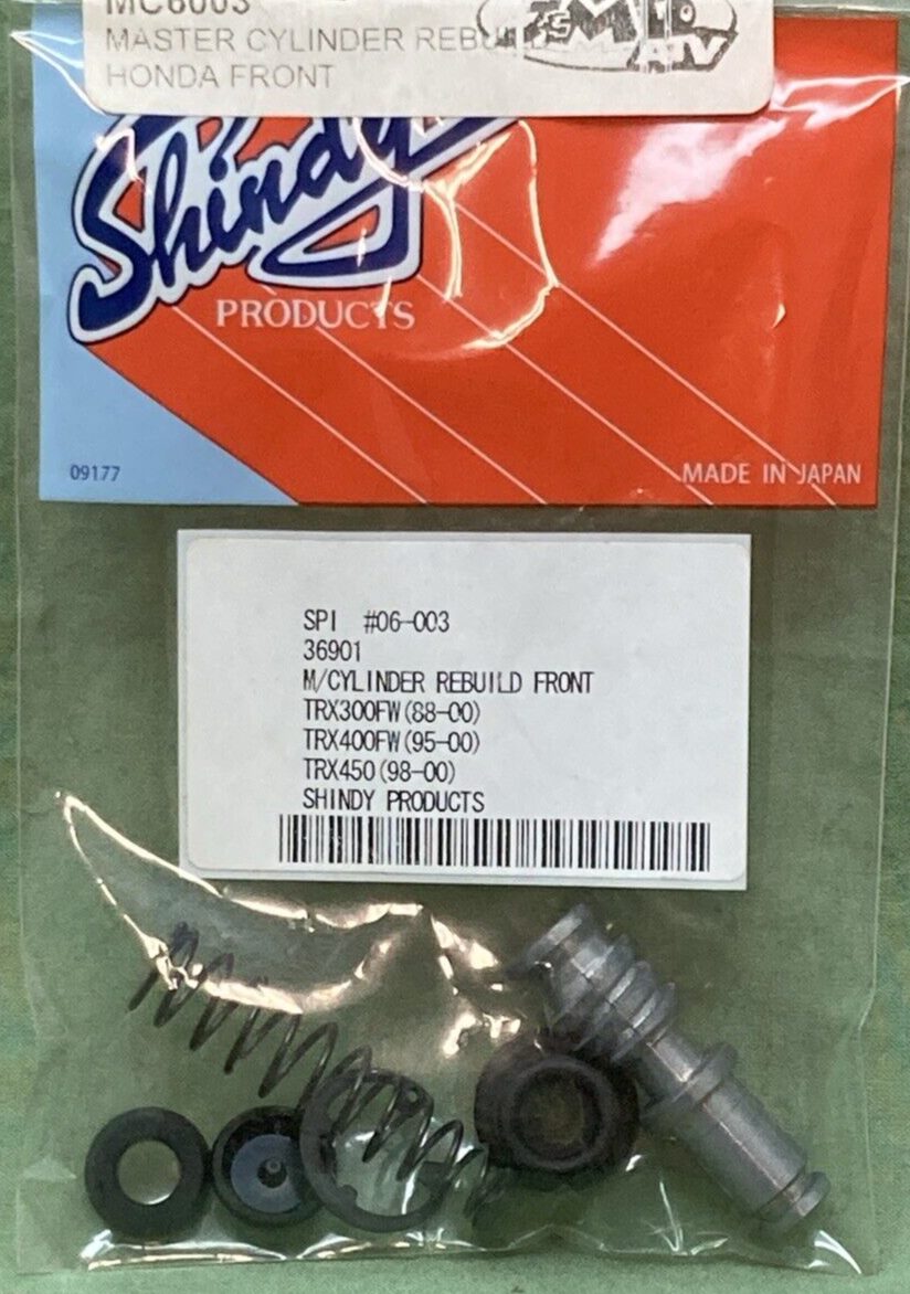 NEW SHINDY 06-003 MASTER CYLINDER REBUILD KIT FITS HONDA ATV