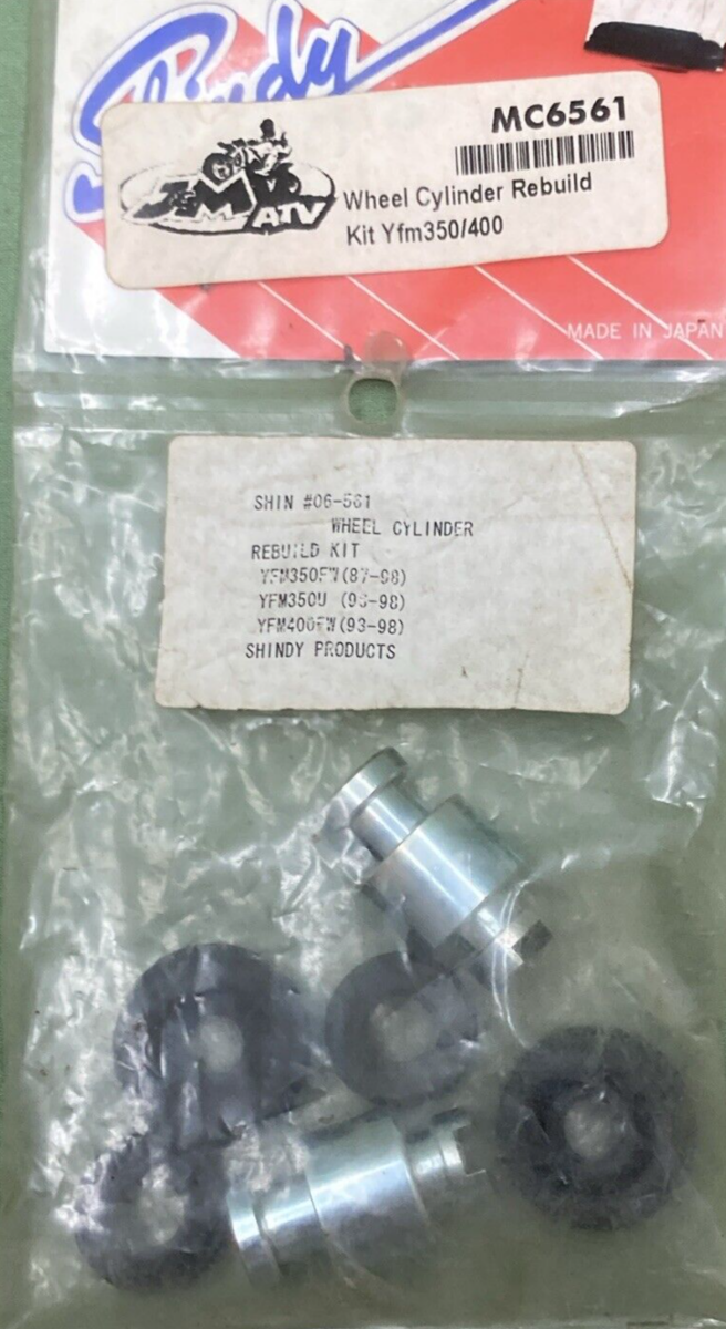 NEW SHINDY 06-561 WHEEL CYLINDER REBUILD KIT COMPLETE FITS YAMAHA ATV