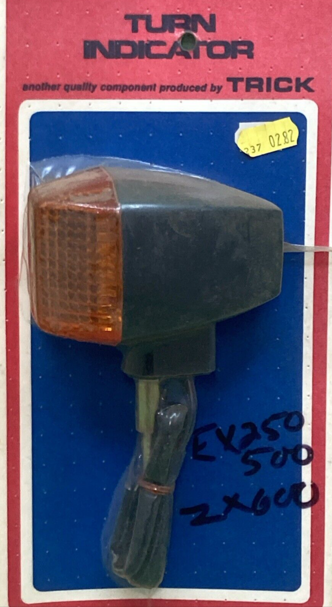 NEW TRICK 237 0282 TURN SIGNAL ASSEMBLY MOTORCYCLE AMBER FOR KAWASAKI
