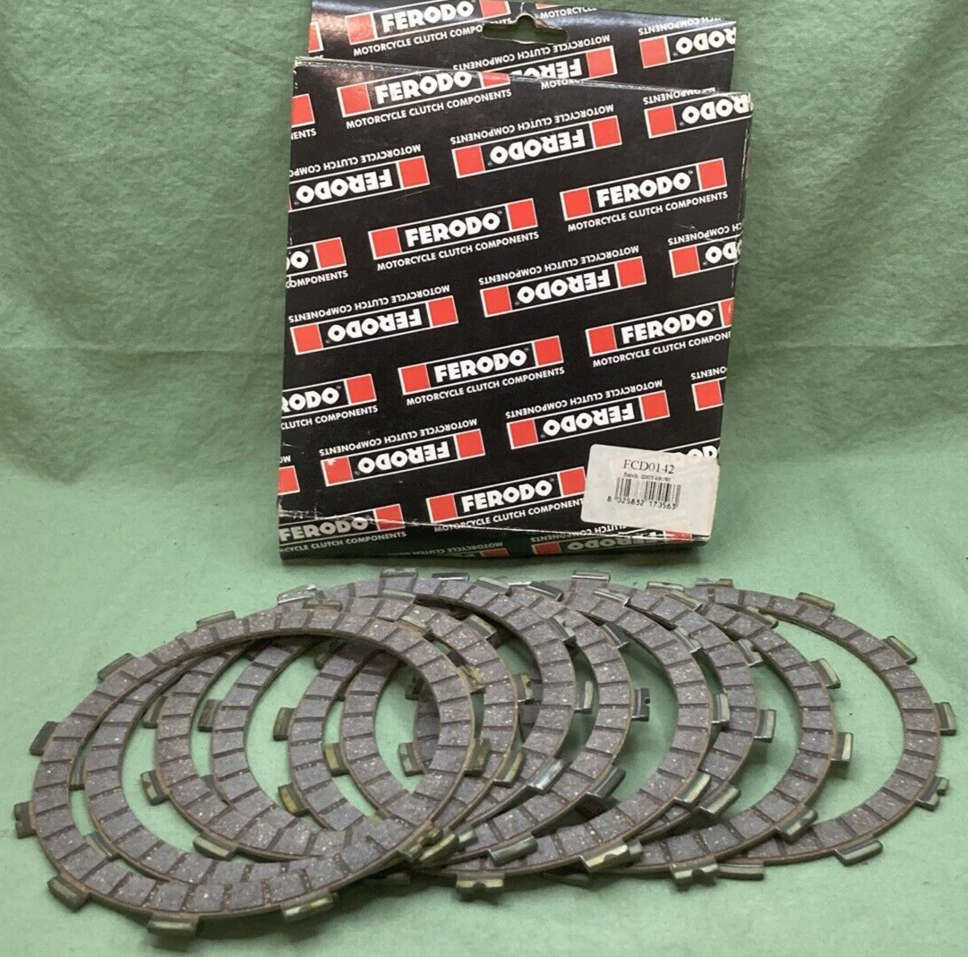 NEW FERODO FCD0142 CLUTCH DISC SET FITS HONDA STANDARD CLUTCH MOTORCYCLE