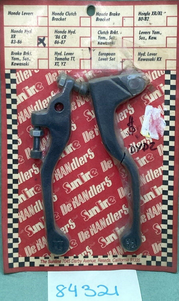 NEW SUNLINE 84321 LEVER SET BRAKE CLUTCH FITS HONDA MOTORCYCLE