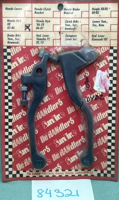 NEW SUNLINE 84321 LEVER SET BRAKE CLUTCH FITS HONDA MOTORCYCLE
