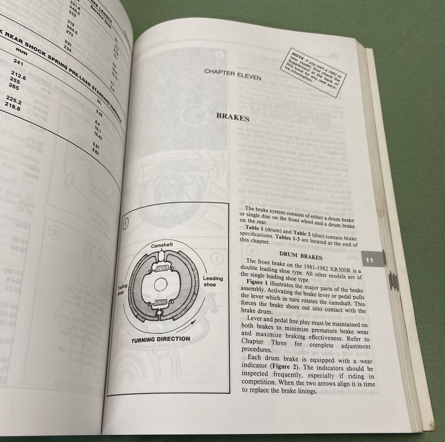 CLYMER M339-5 HONDA XL/XR 500-650 SINGLES SERVICE MANUAL 1979-1997