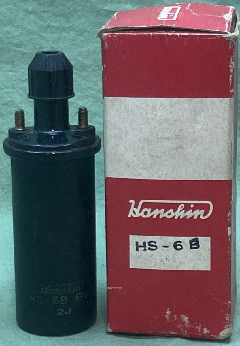 NEW HANSHIN HS-6B IGNITION COIL 6V FITS YAMAHA