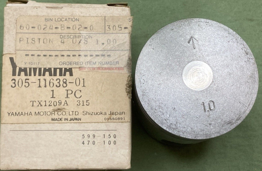 NEW GENUINE YAMAHA 305-11638-01 PISTON 4TH 1.00 O/S