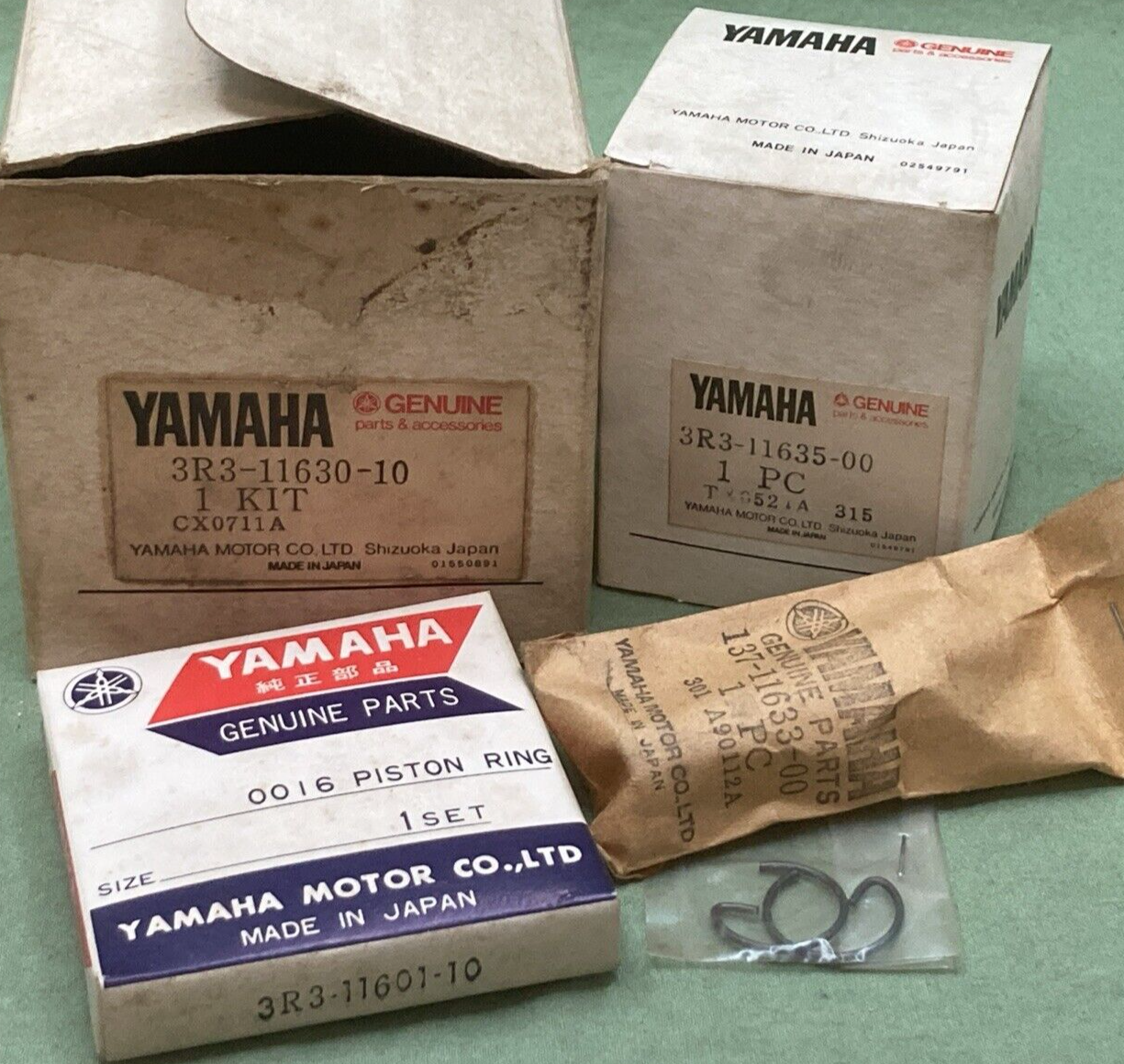 NEW GENUINE YAMAHA 3R6-11636-00 PISTON 2ND O/S