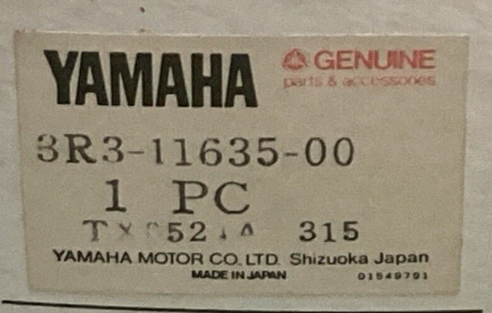 NEW GENUINE YAMAHA 3R3-11630-10 PISTON & RING SET