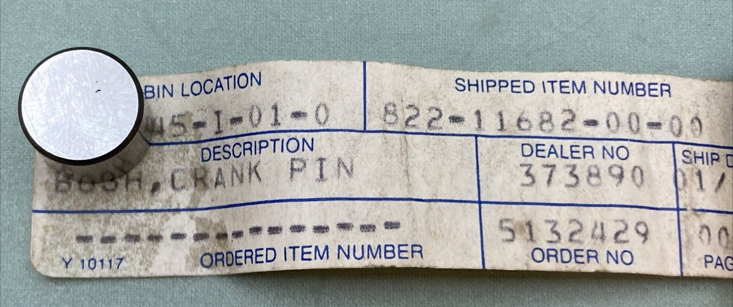 NEW REPLACES YAMAHA 822-11682-00 Bush, Crank Pin