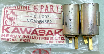 NEW GENUINE KAWASAKI 21013-007 CONDENSER 1966 SAMURAI A1