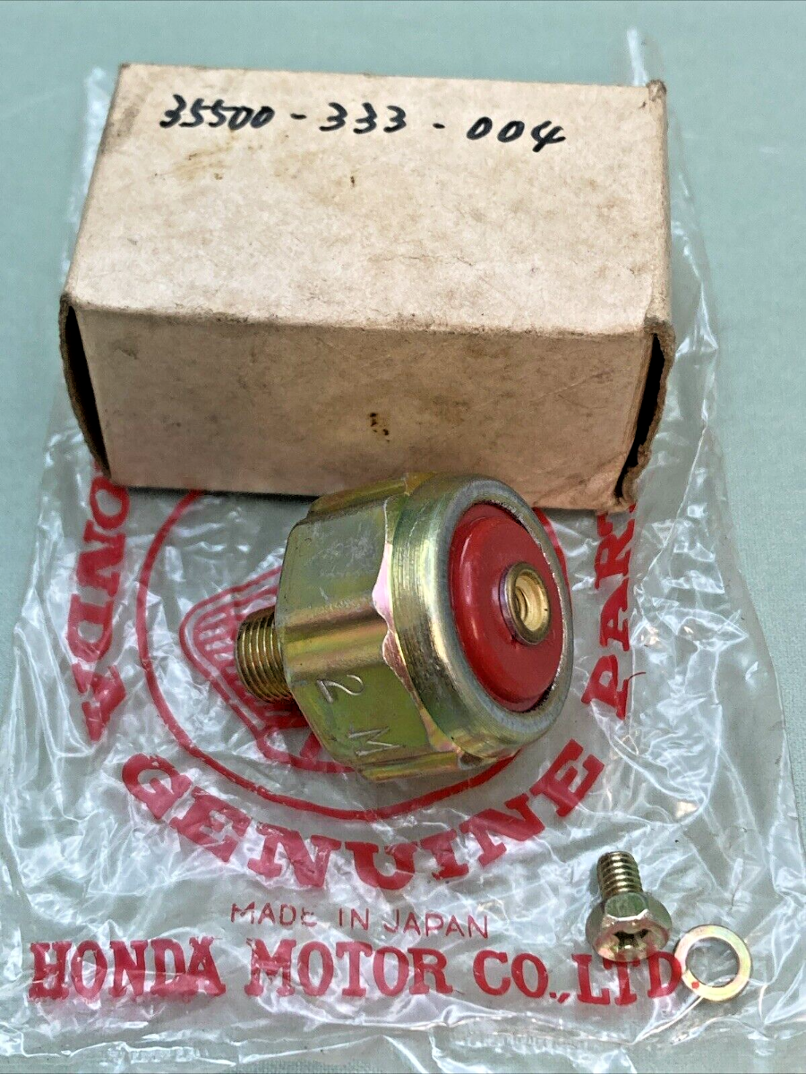 NEW GENUINE HONDA 35500-333-004 SWITCH ASSY, OIL PRESSURE 1969 CB750K A 750
