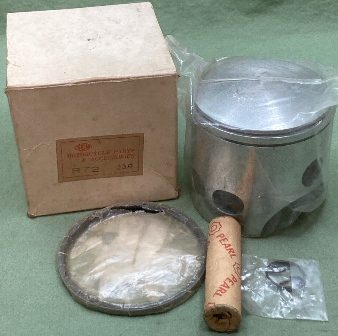 NEW SCM RT2 030 PISTON KIT 0.75 COMPLETE