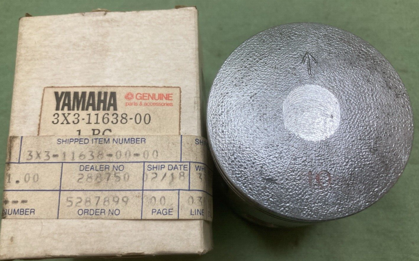 NEW GENUINE YAMAHA 3X3-11638-00 PISTON 4TH 1.00 O/S