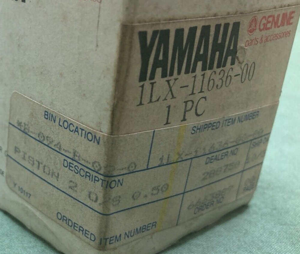 NEW GENUINE YAMAHA 1LX-11636-00 PISTON 2ND 0.50 O/S