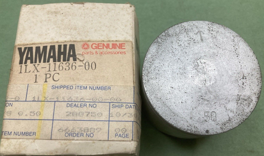 NEW GENUINE YAMAHA 1LX-11636-00 PISTON 2ND 0.50 O/S
