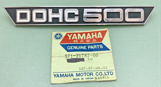 NEW GENUINE YAMAHA 371-21787-00 Emblem 7 1973-75 TX500